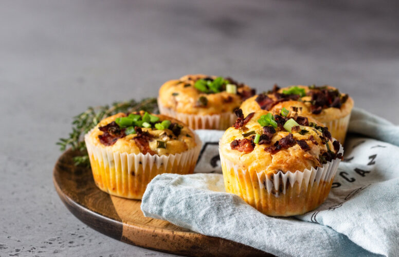 Beetroot and Bacon Muffins Recipe